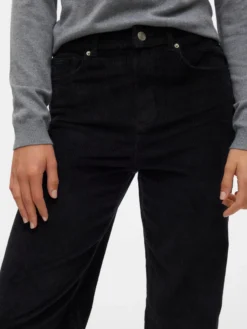 VMTESSA Hohe Taille Weit geschnitten CordJeans