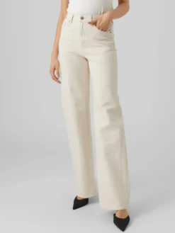 VMTESSA Hohe Taille Weit geschnitten Jeans