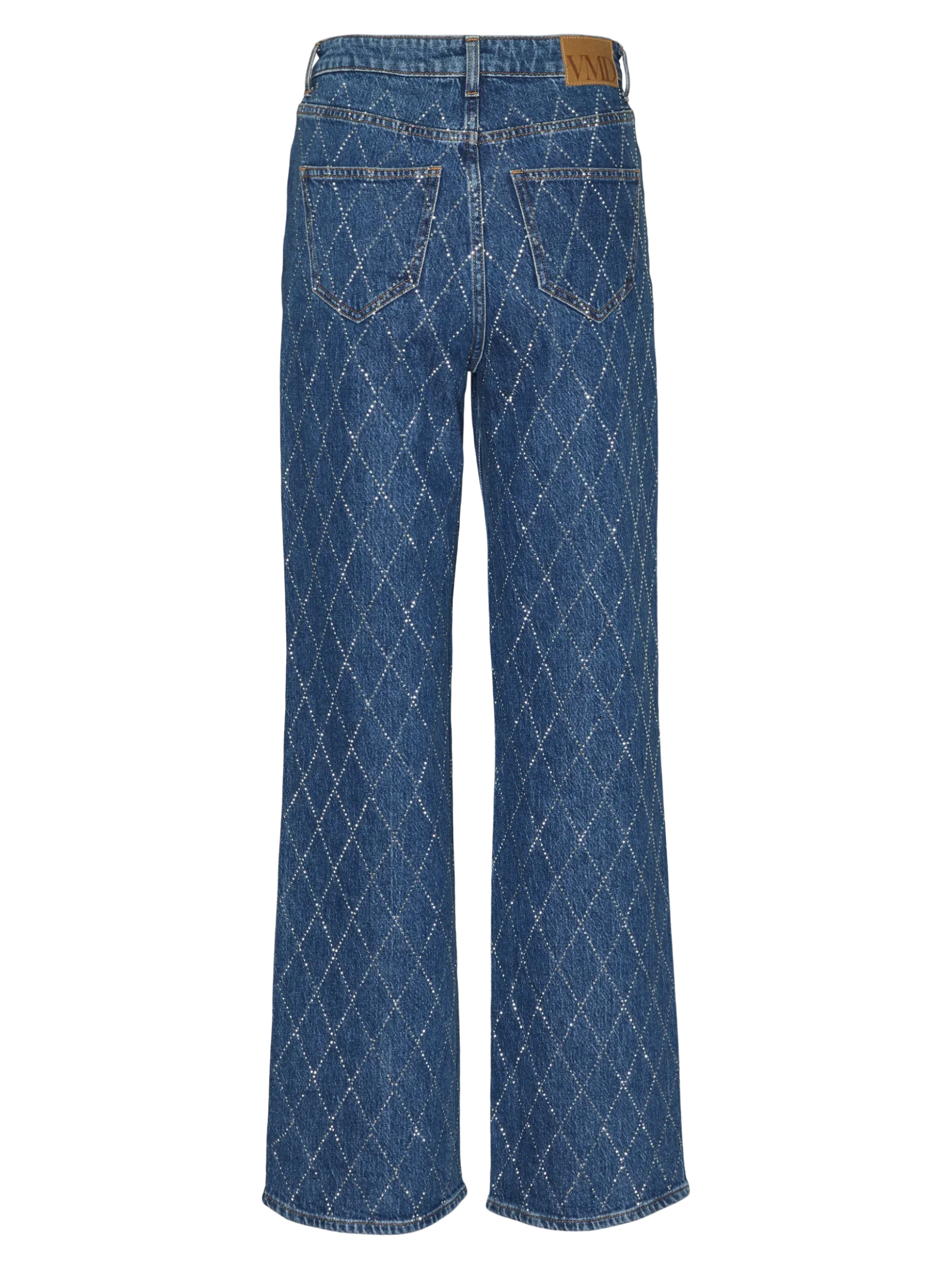 VMTESSA Hohe Taille Weit geschnitten Jeans