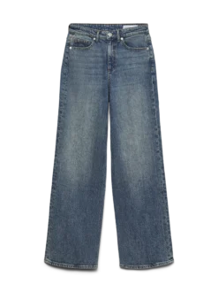 VMTESSA Hohe Taille Weit geschnitten Jeans