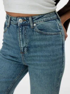 VMTESSA Hohe Taille Weit geschnitten Jeans