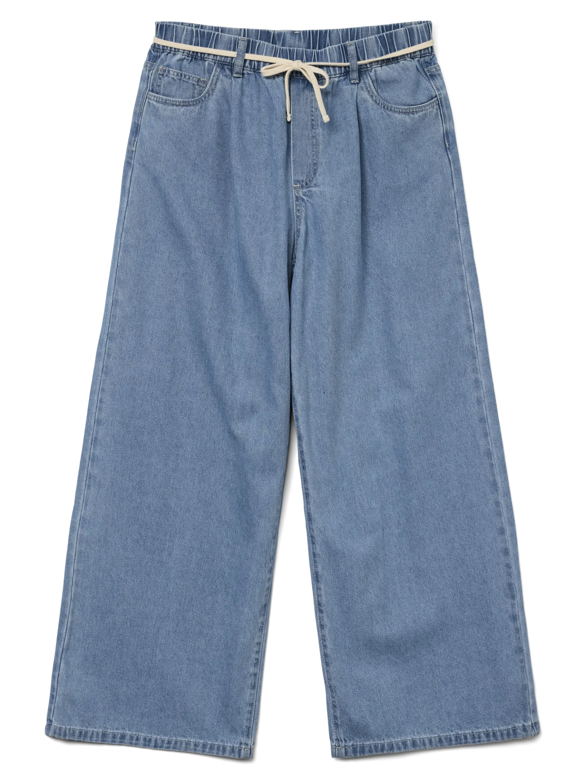 VMVALERIA Mid Rise Weiter Beinschnitt Jeans