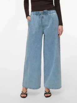 VMVALERIA Mid Rise Weiter Beinschnitt Jeans