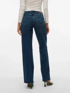 VMVANESSA Niedrige Taille Weiter Beinschnitt Jeans