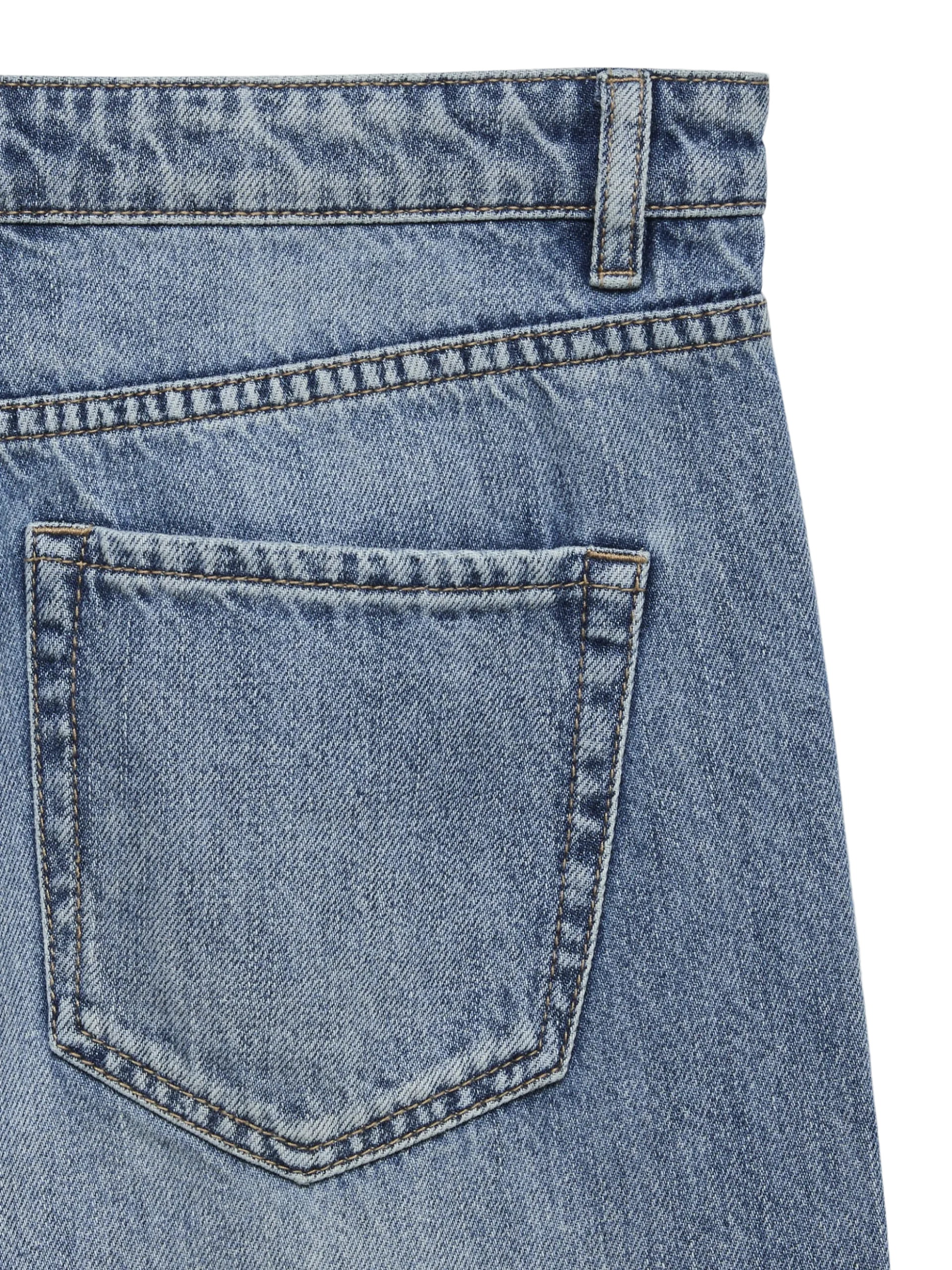 VMVEGA Hohe Taille Weiter Beinschnitt Jeans