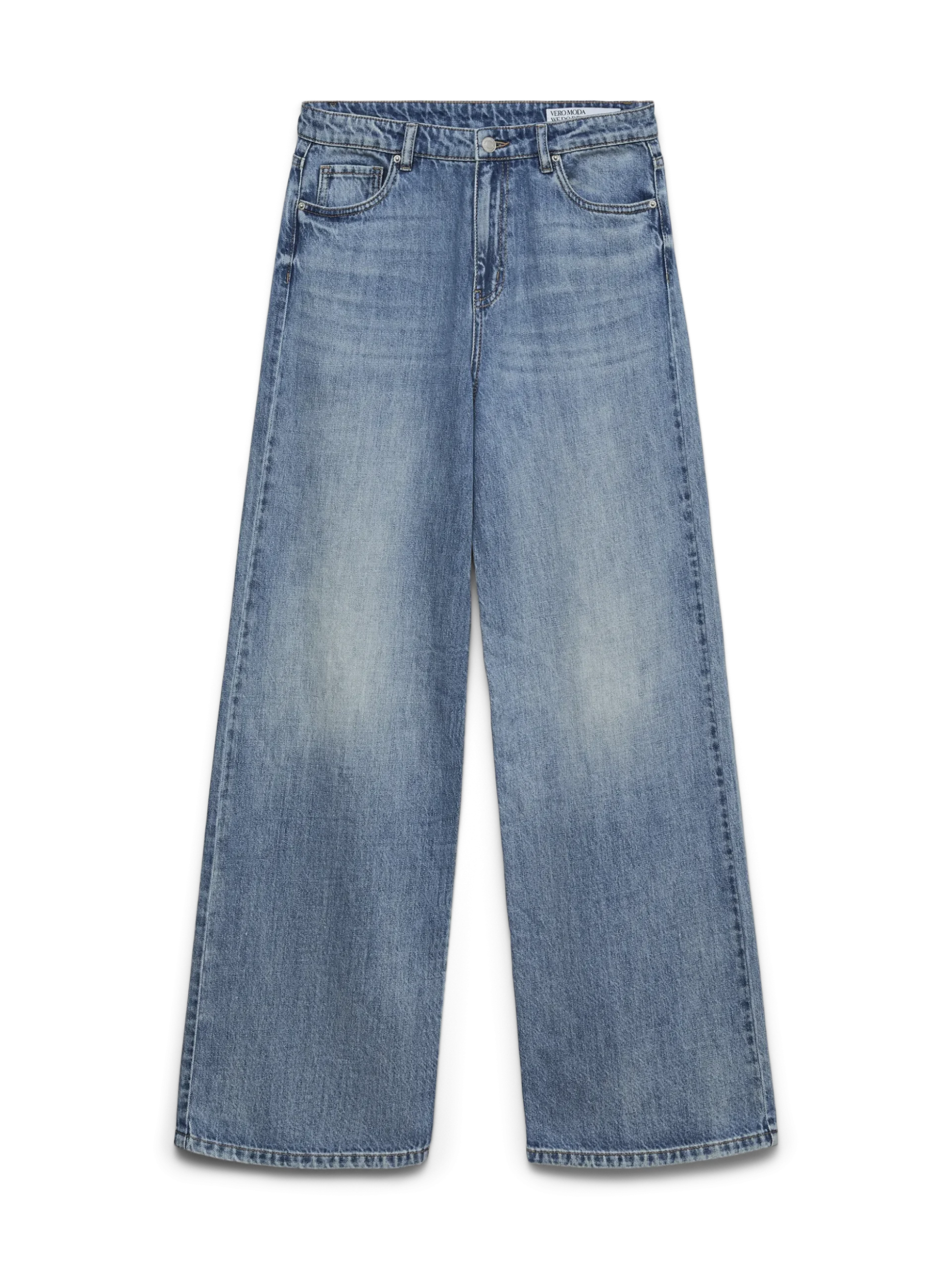 VMVEGA Hohe Taille Weiter Beinschnitt Jeans