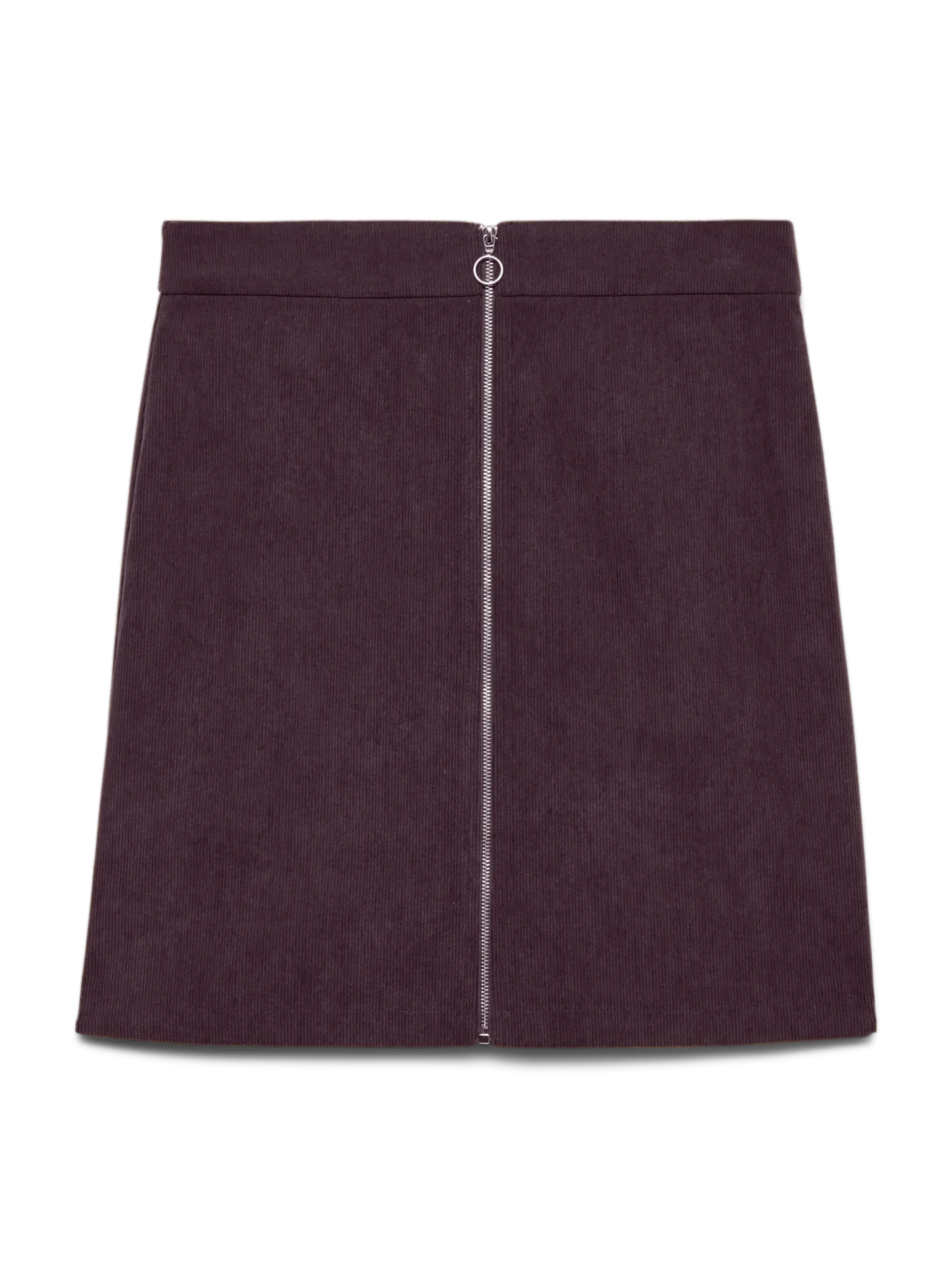 VMVIENNA Hohe Taille Cord Midirock