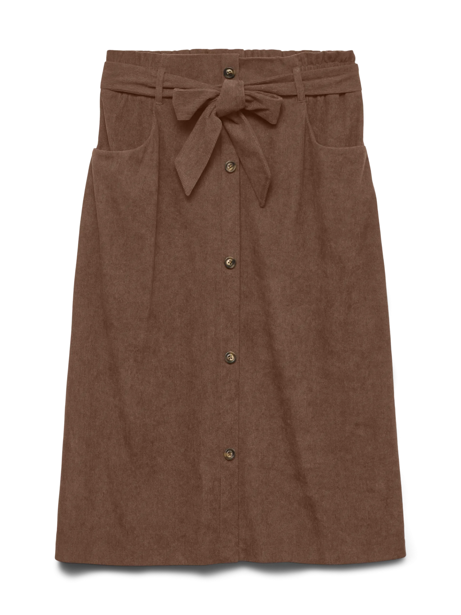 VMVILJA Hohe Taille Cord Midirock