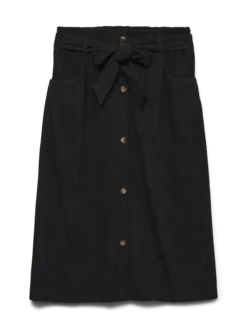 VMVILJA Hohe Taille Cord Midirock