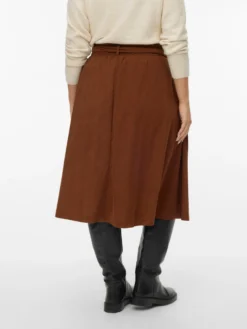 VMVILJA Hohe Taille Cord Midirock