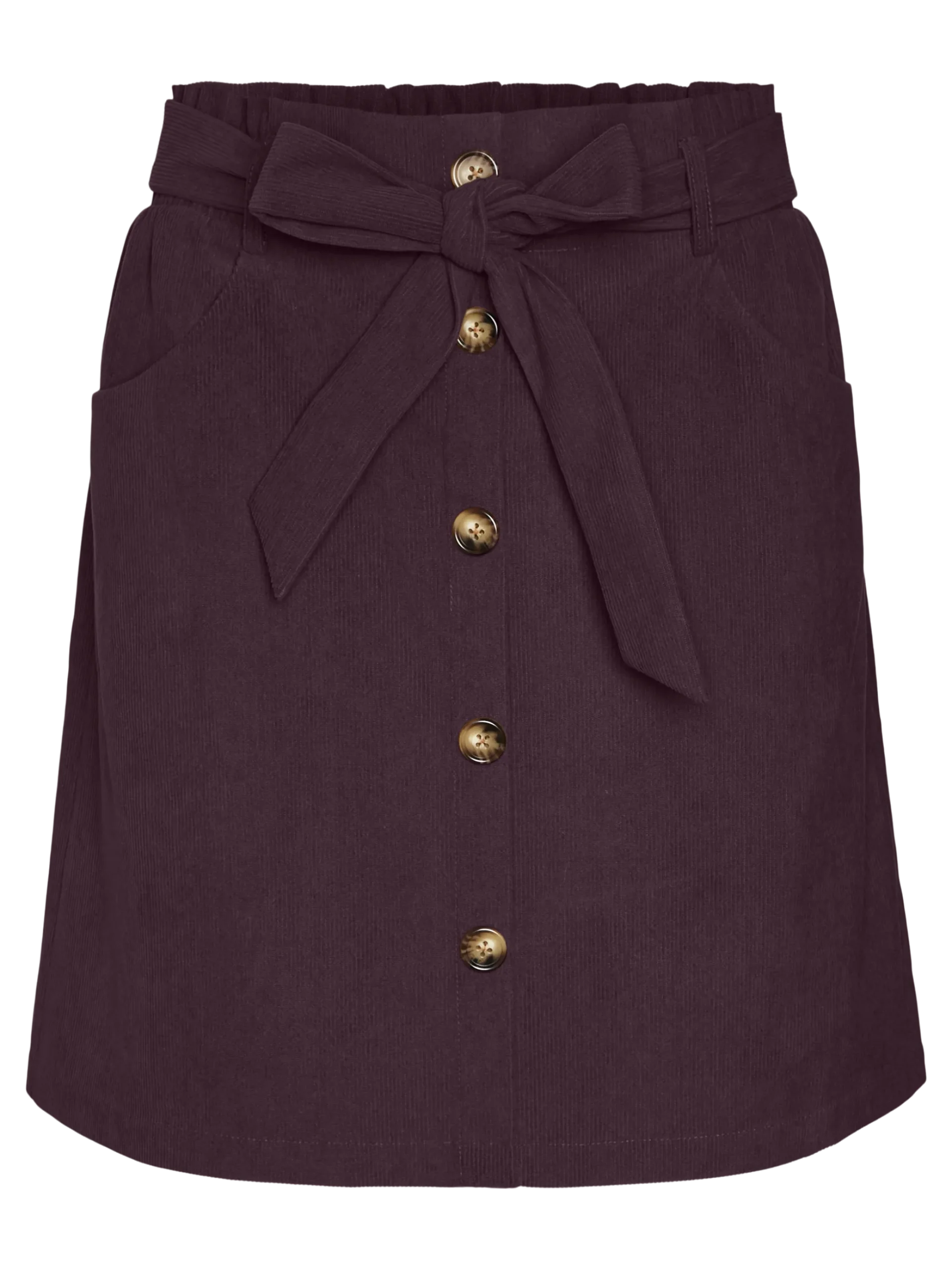 VMVILJA Hohe Taille Kurzer Cord Rock