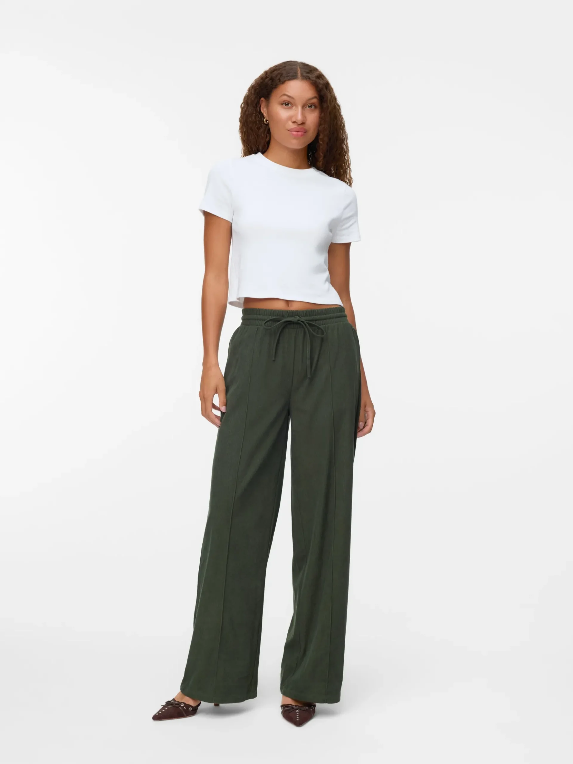 VMVILJA Hohe Taille SamtHose