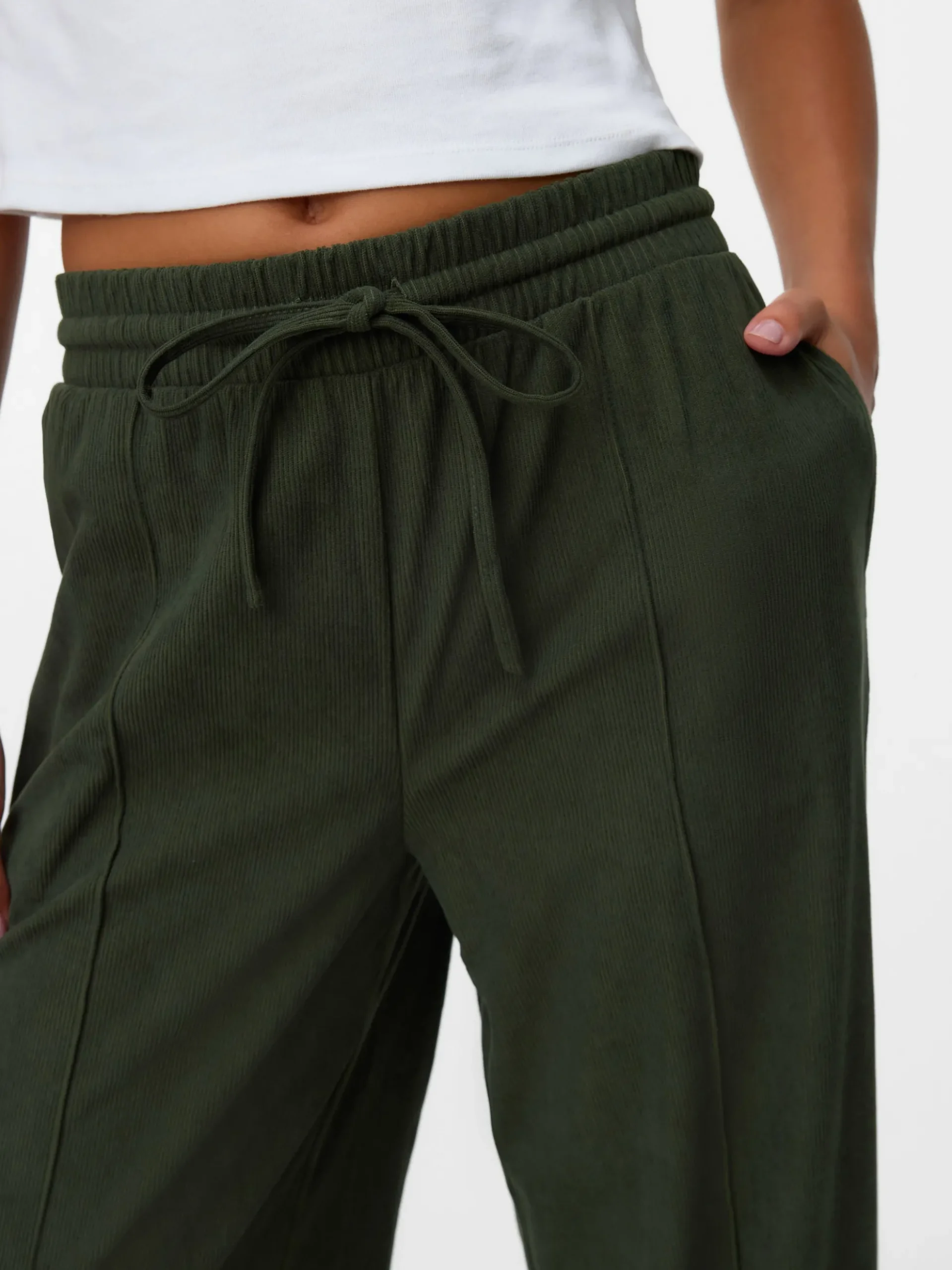 VMVILJA Hohe Taille SamtHose