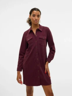 VMVILJA Kurzes Cord Kleid