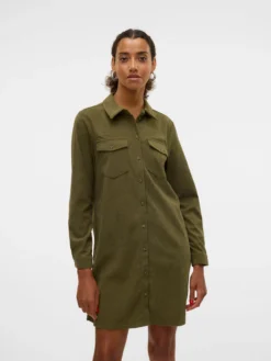 VMVILJA Kurzes Cord Kleid