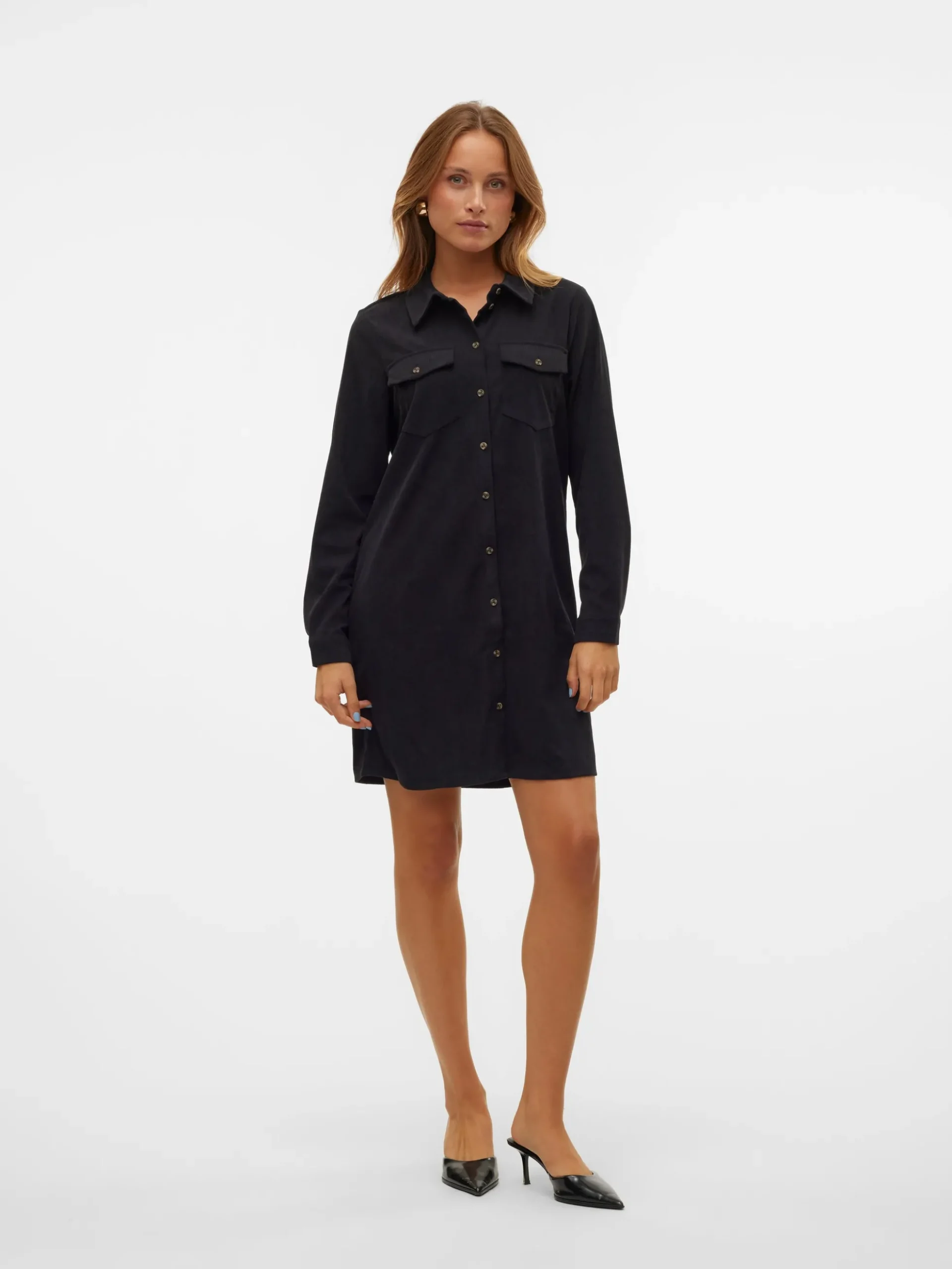 VMVILJA Kurzes Cord Kleid