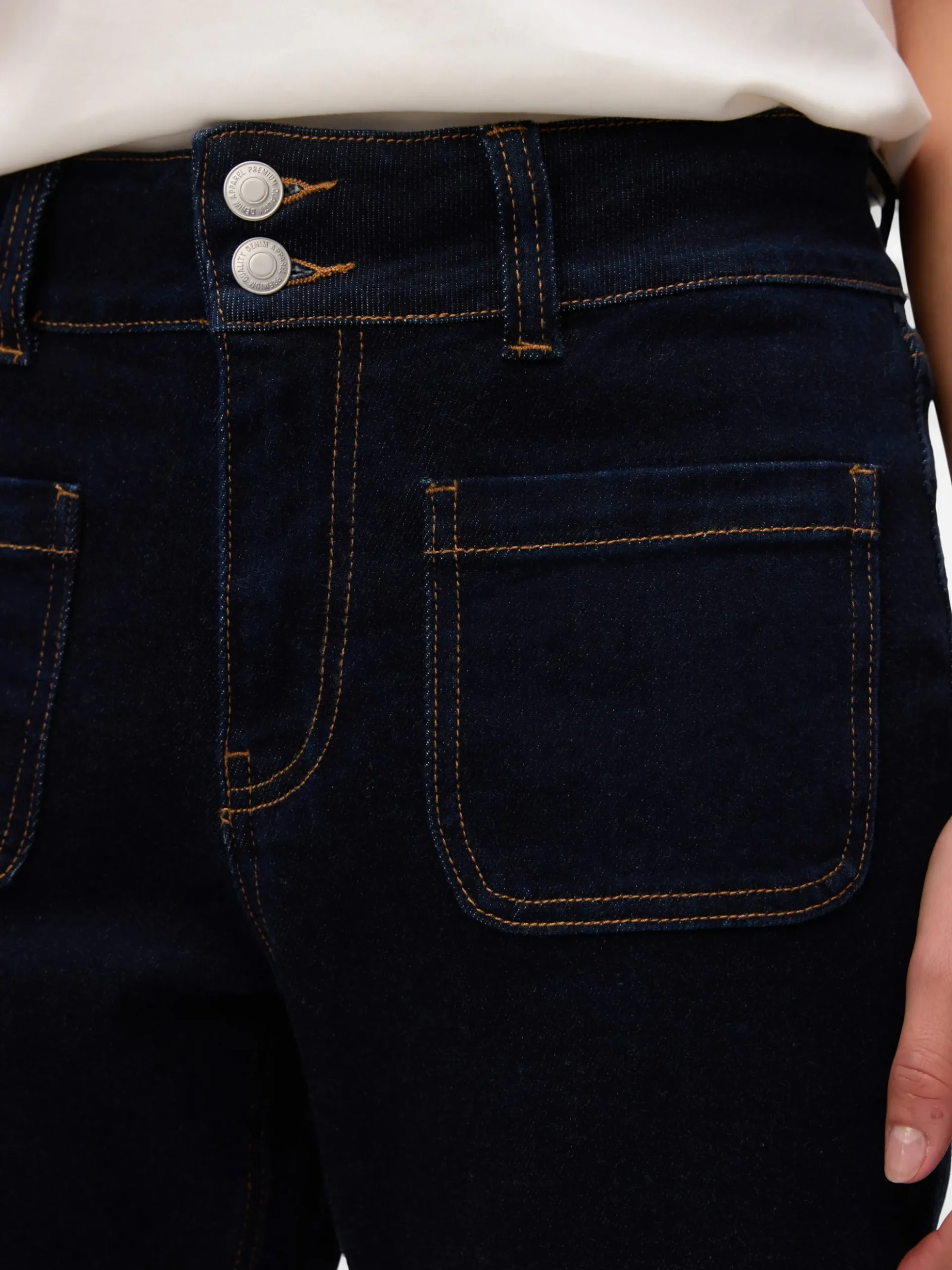 VMVIVIANNE Hohe Taille Ausgestellt Jeans