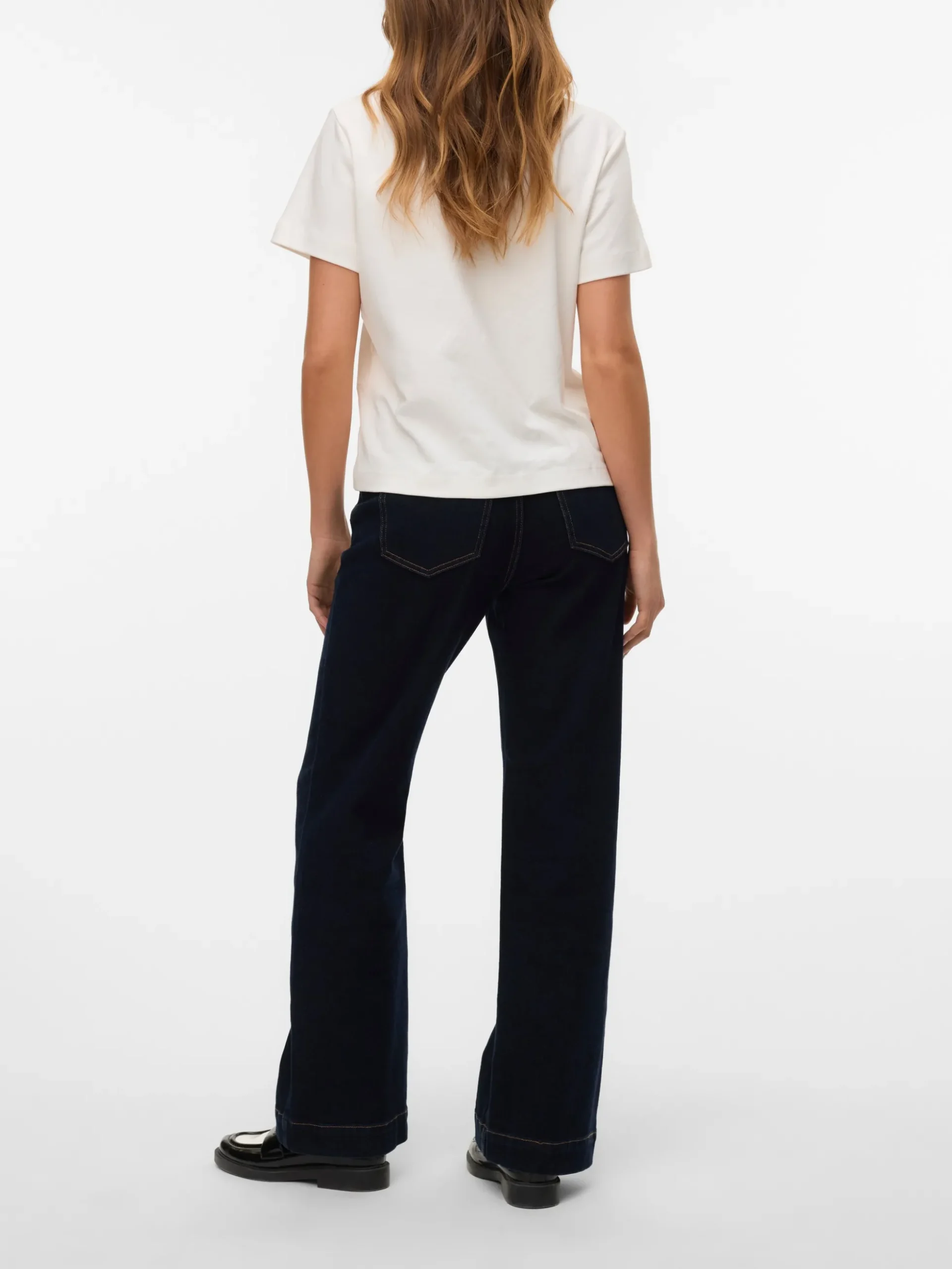 VMVIVIANNE Hohe Taille Ausgestellt Jeans
