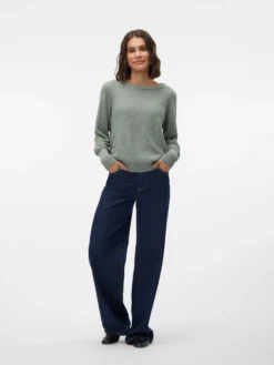 VMWAFFY Strickpullover