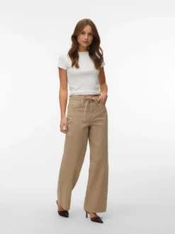 VMWIEN Mid Rise Weiter Beinschnitt Jeans