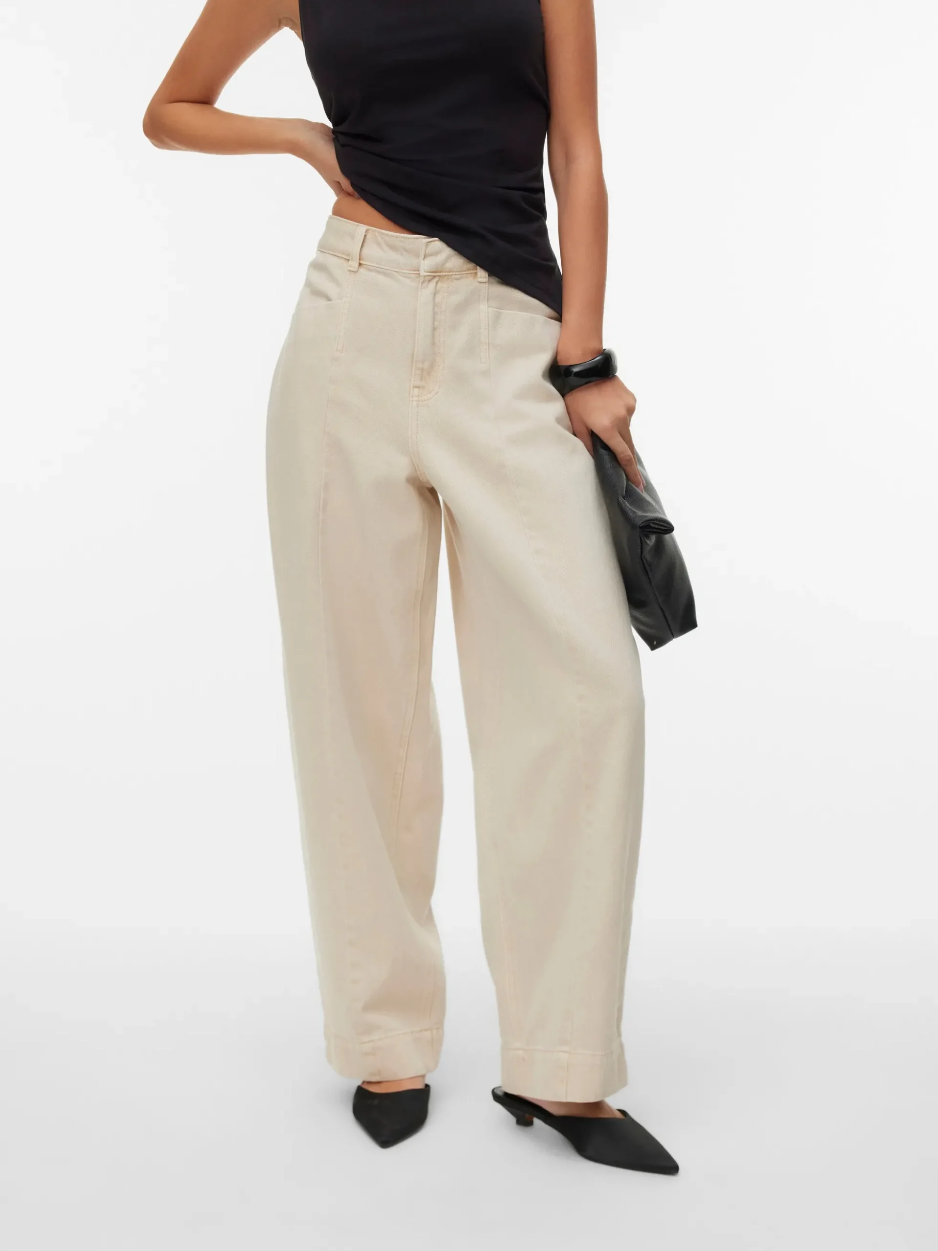 VMZELDA Hohe Taille Barrel Fit Jeans