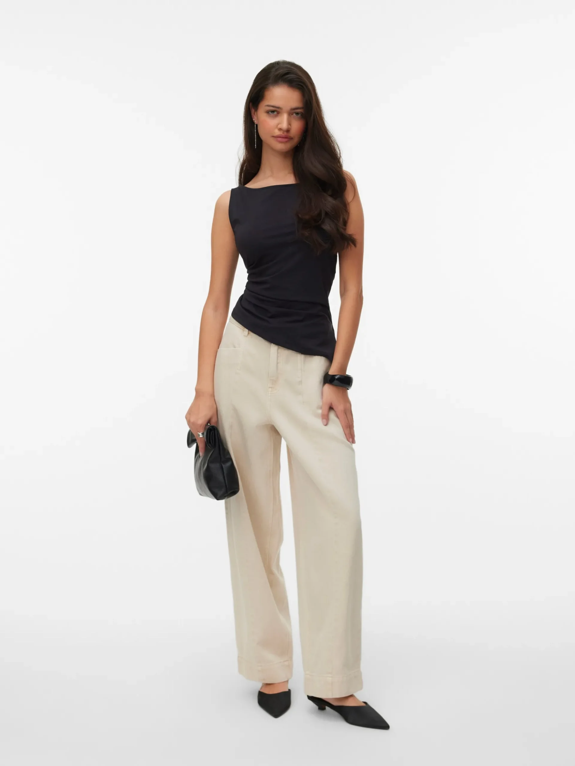 VMZELDA Hohe Taille Barrel Fit Jeans