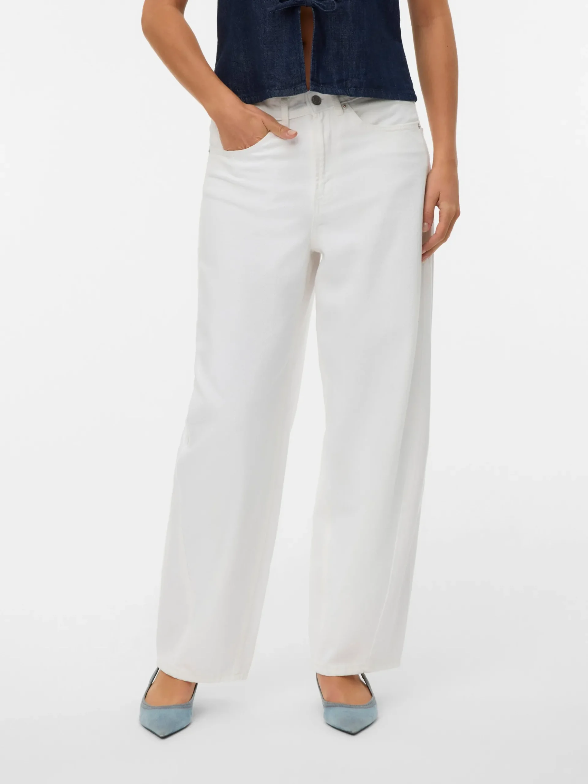 VMZELDA Hohe Taille Barrel Fit Jeans