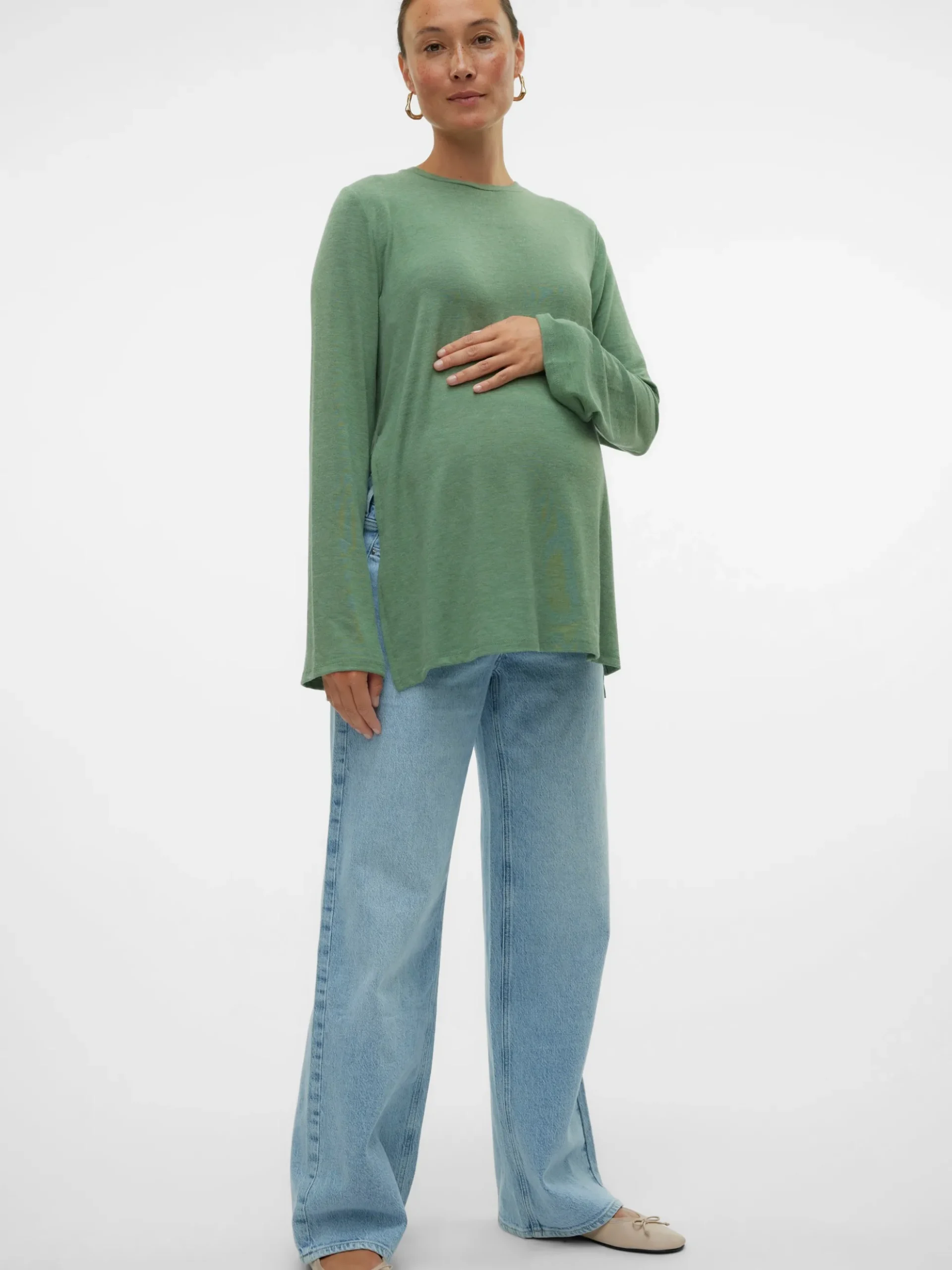 Weiter Beinschnitt Jeans